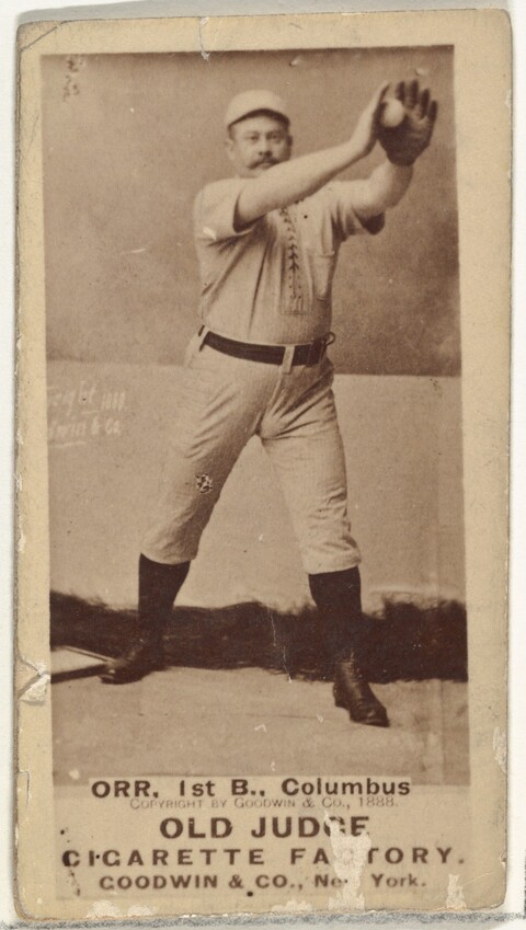 1888 Columbus Orr Baseball Cigarette Card
