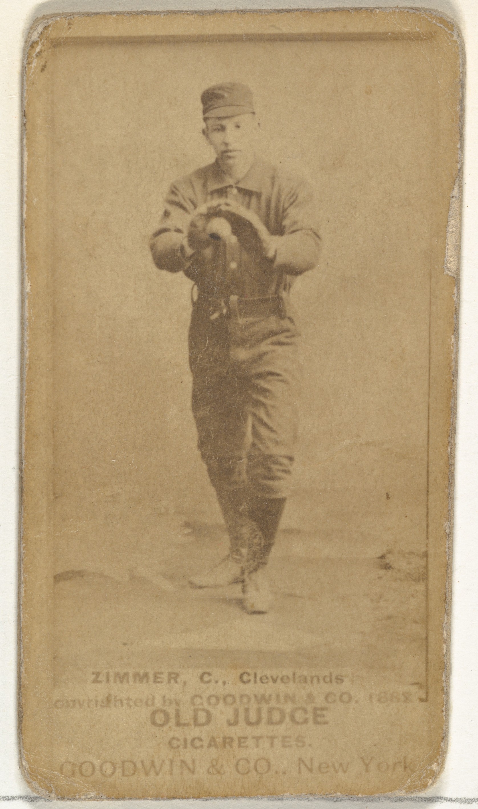 Vintage Old Judge Baseball Cigarette Card