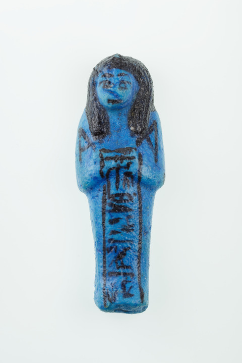 Ancient Egyptian Blue Shabti Figurine