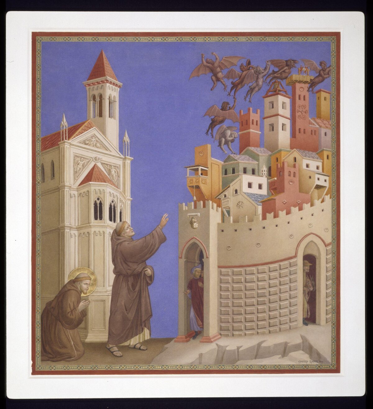Saint Francis Expelling Demons from City