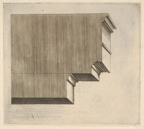Architectural Moulding Section Print