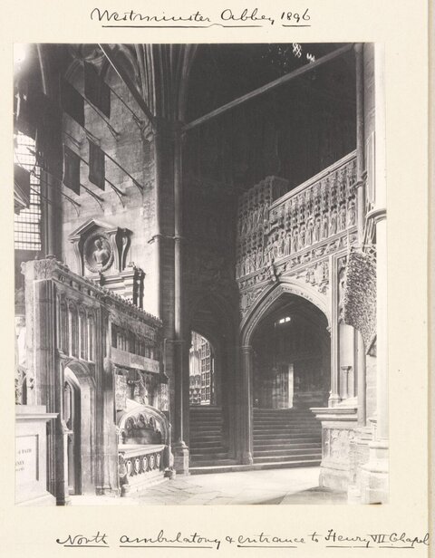 1896 Westminster Abbey Interior