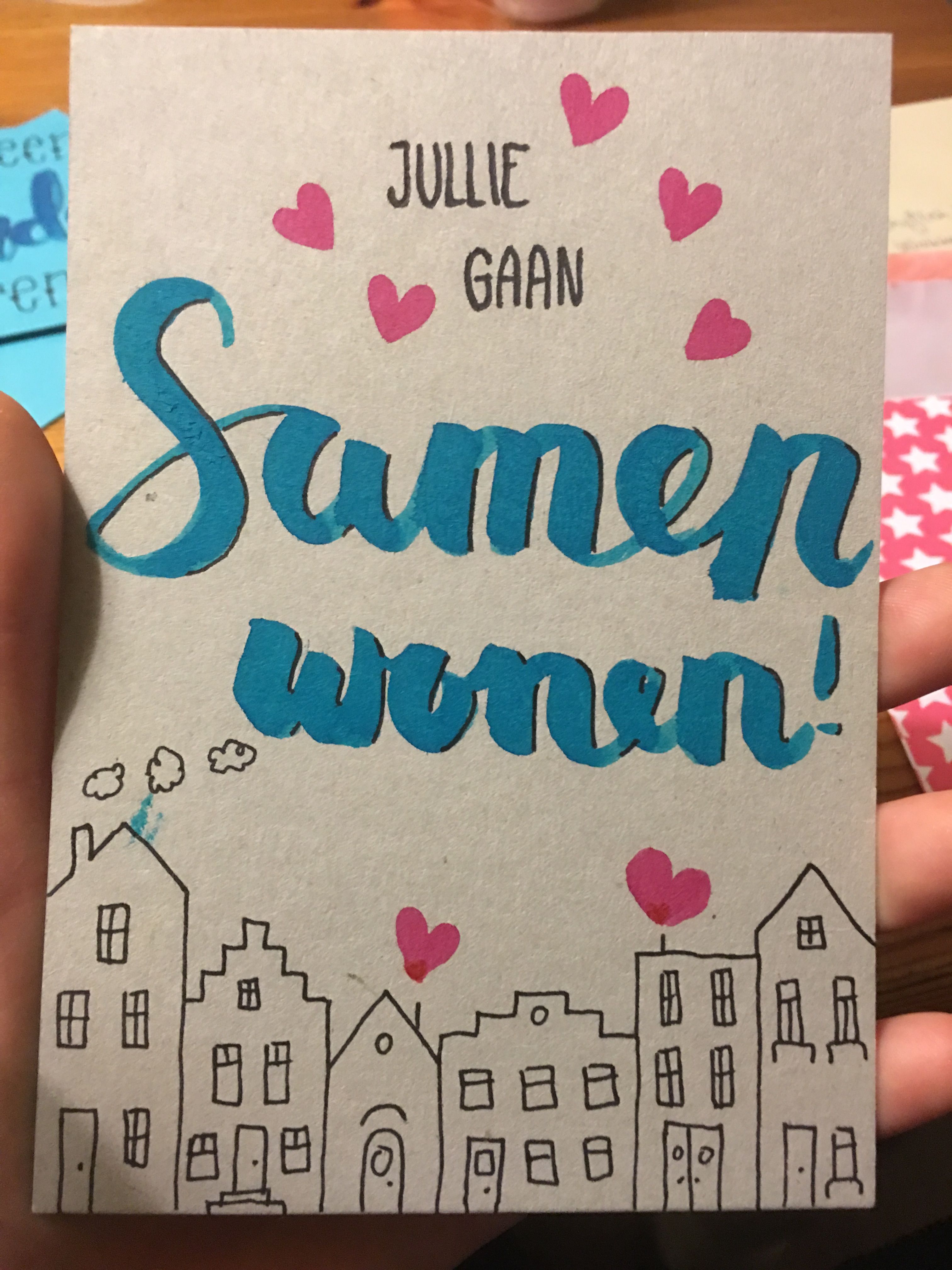 Hand Drawn Housewarming Greeting Card
