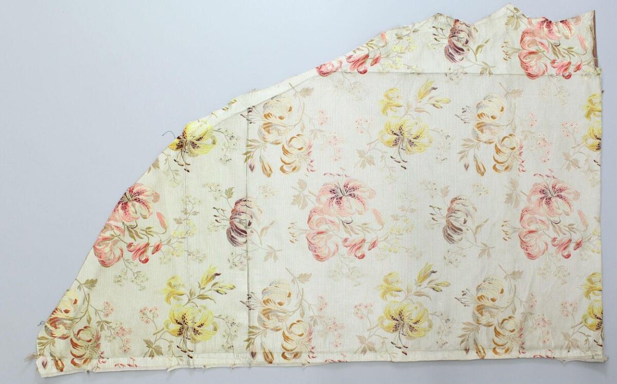 Vintage Floral Fabric Fragment