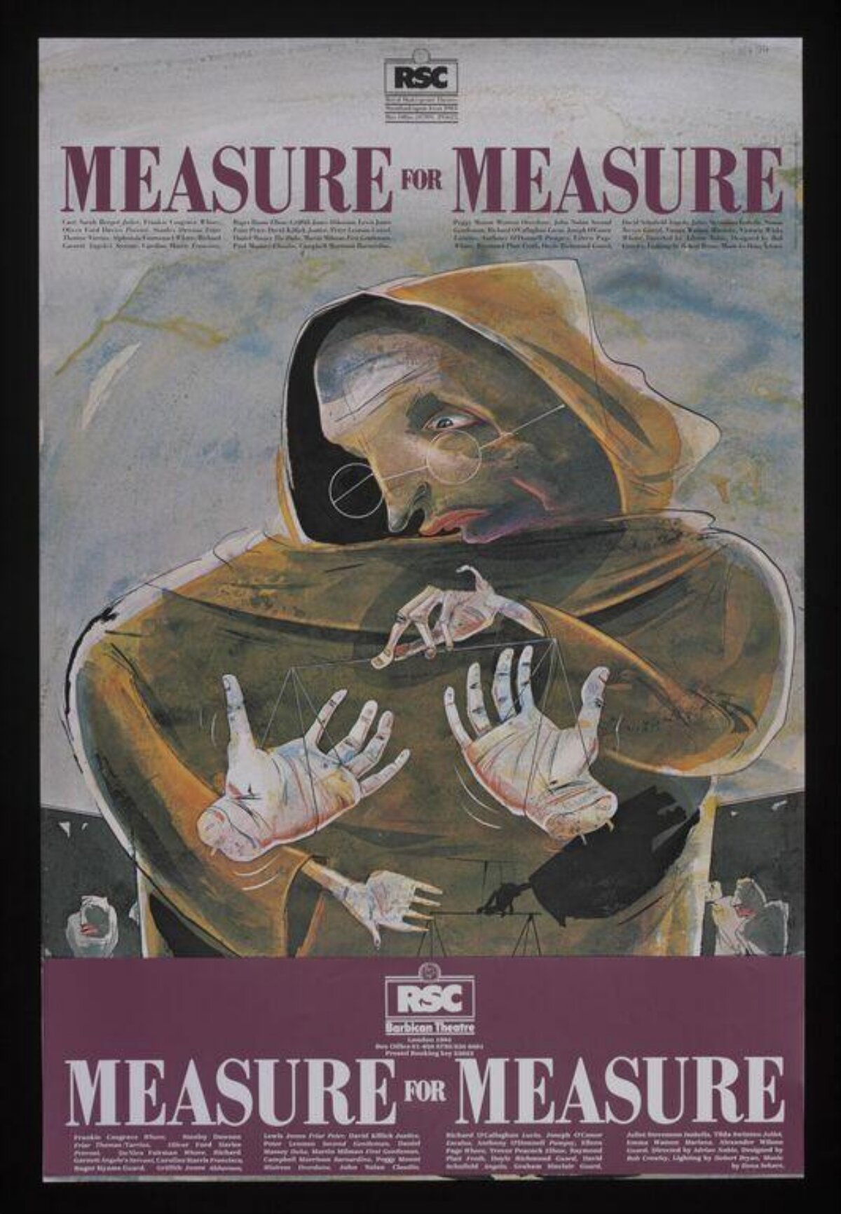 RSC Measure for Measure Play Poster