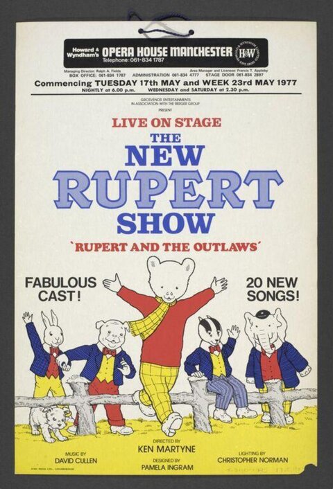 1977 The New Rupert Show Poster