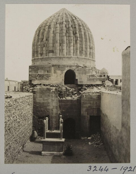 Vintage Stone Domed Mausoleum