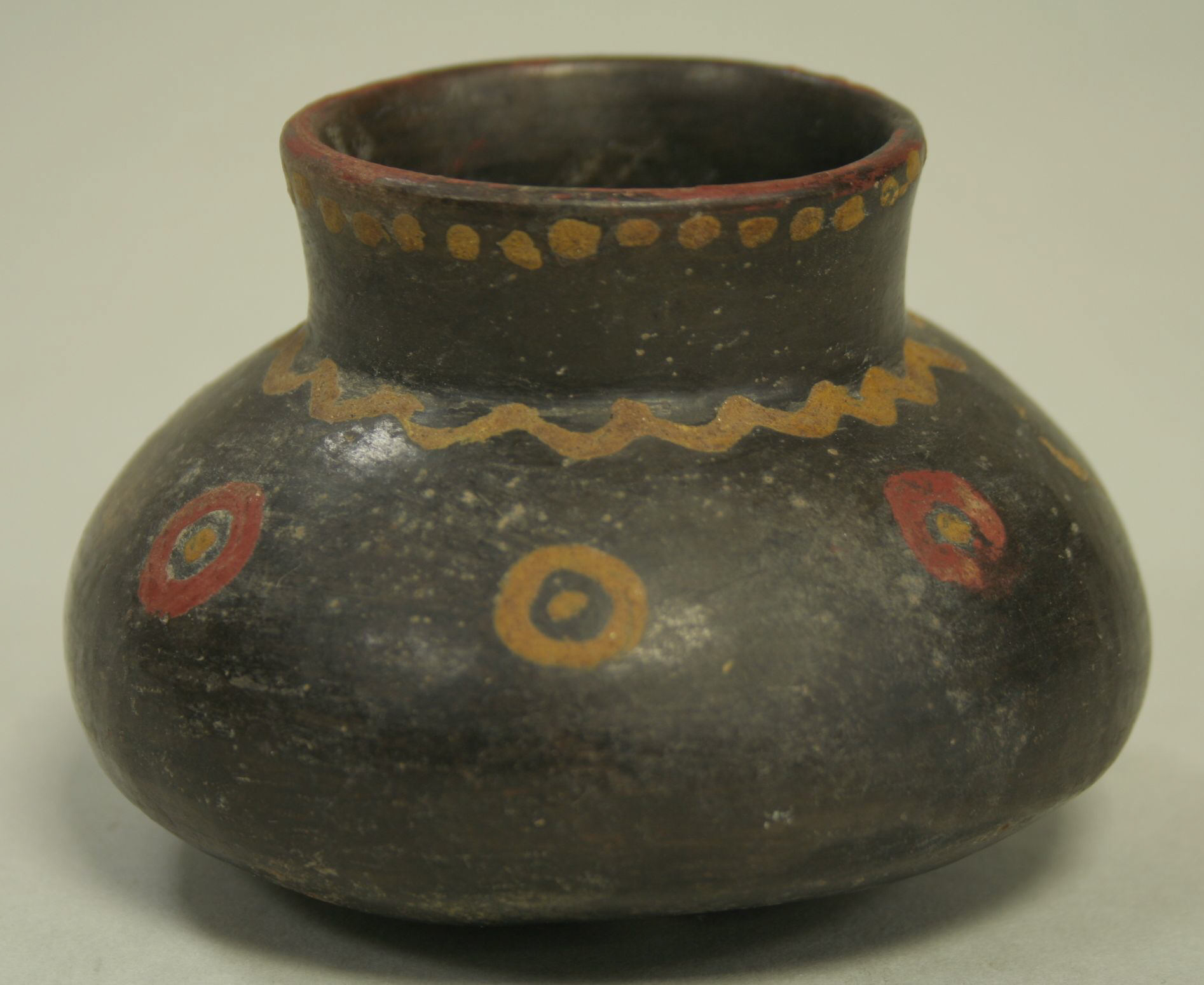 Ancient Painted Pottery Jar