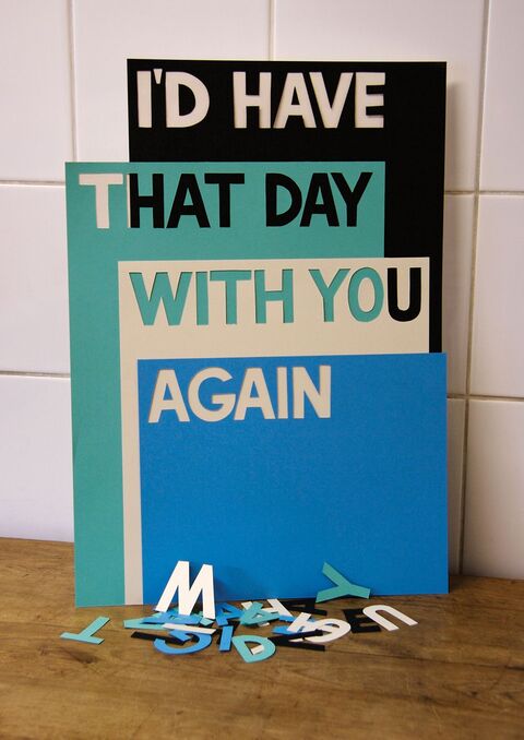 Layered Cut Paper Quote Artwork