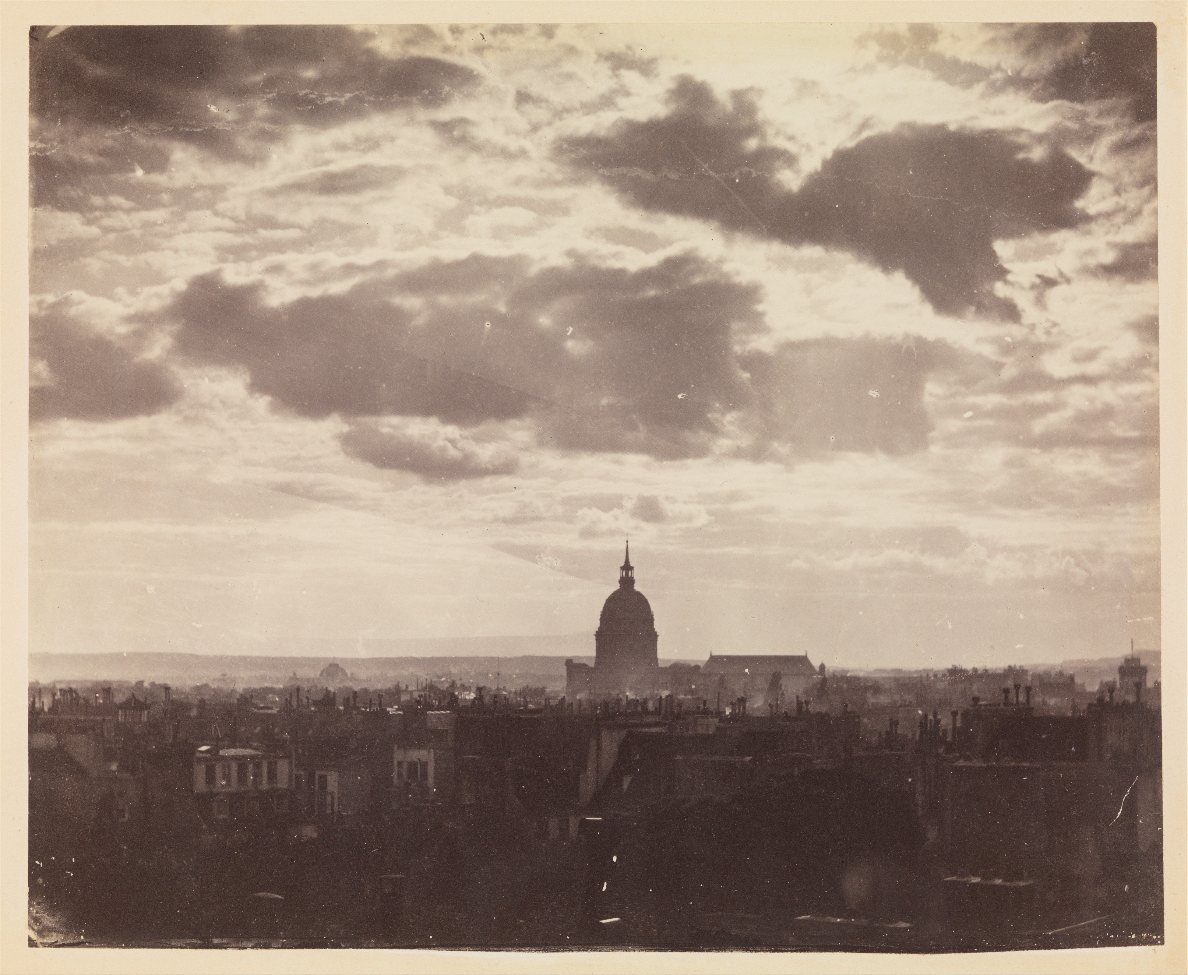 Paris Rooftop View with Invalides Dome