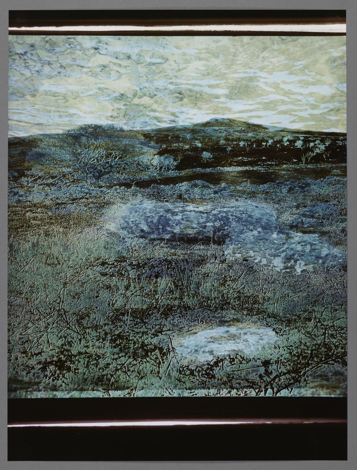 Wild Moorland Landscape with Boulders