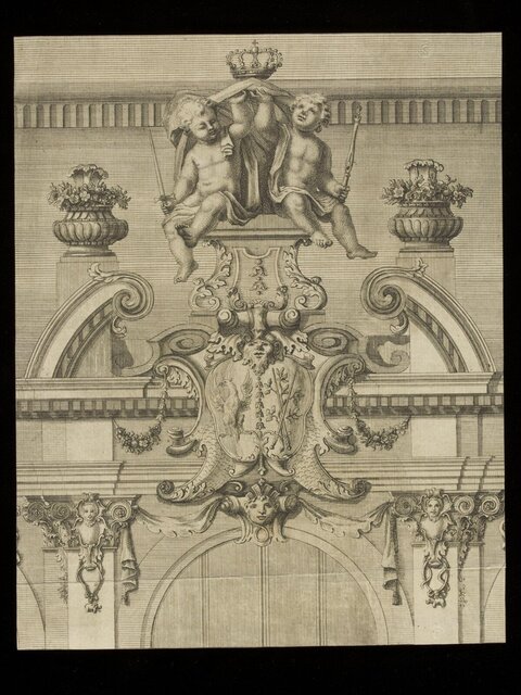 Baroque Architectural Ornament Engraving