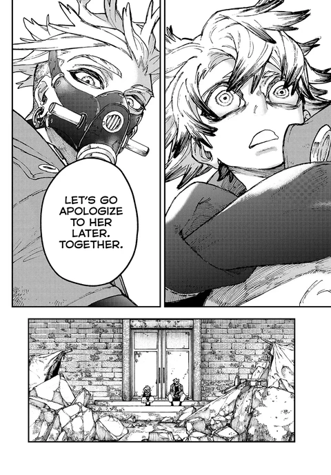 Two Manga Characters Conversation Scene