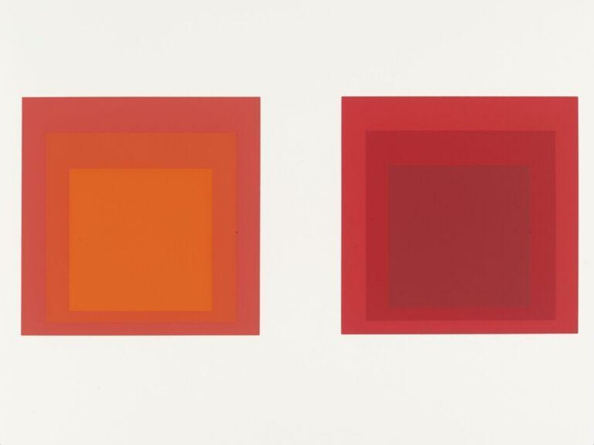 Geometric Abstract Nested Squares Art