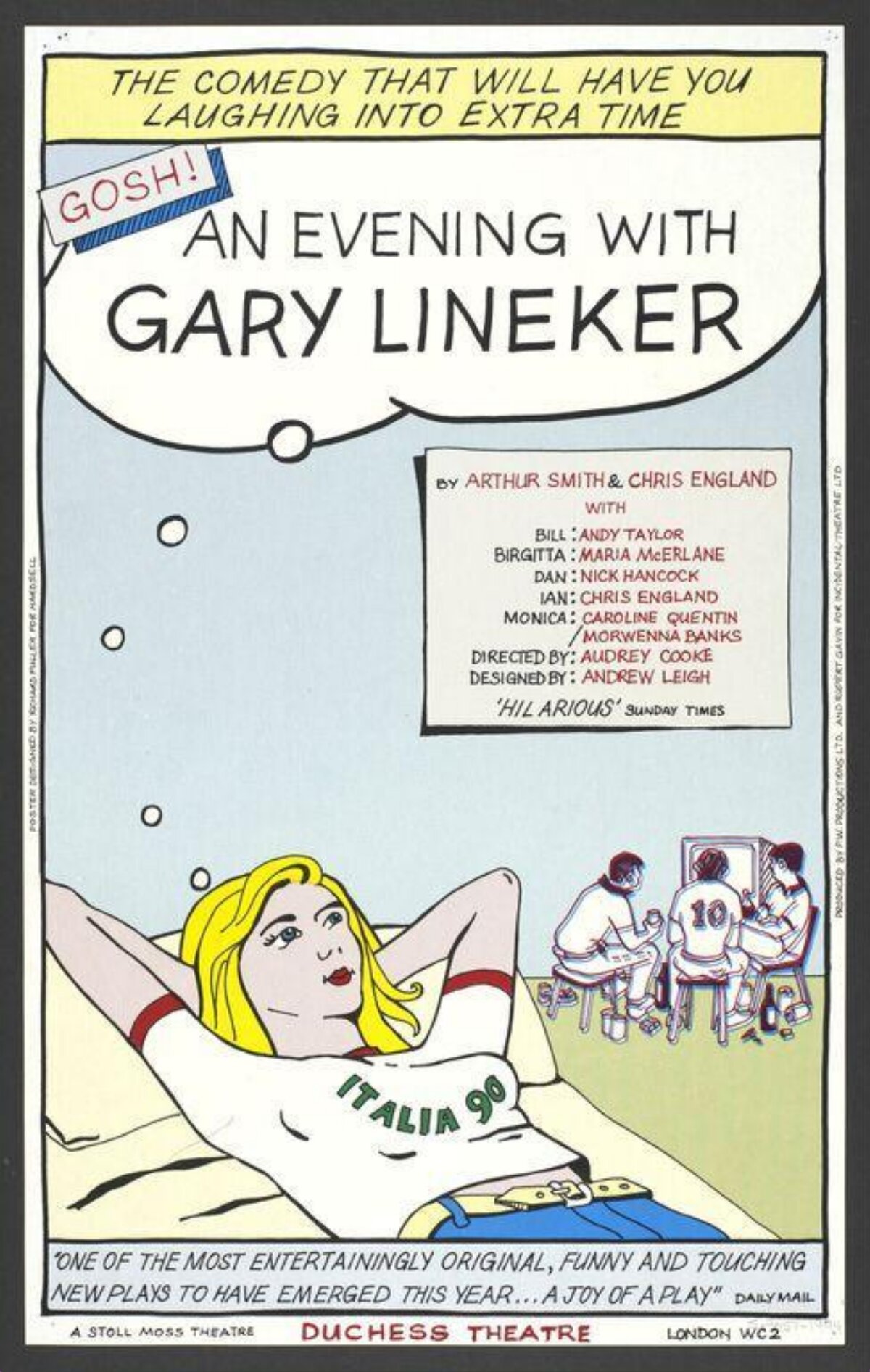 An Evening With Gary Lineker Play Poster