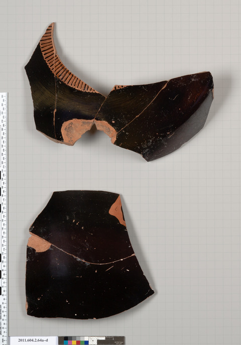 Ancient Black Pottery Fragments