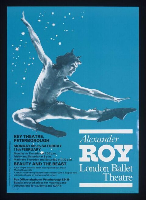 Beauty and the Beast Ballet Performance Poster