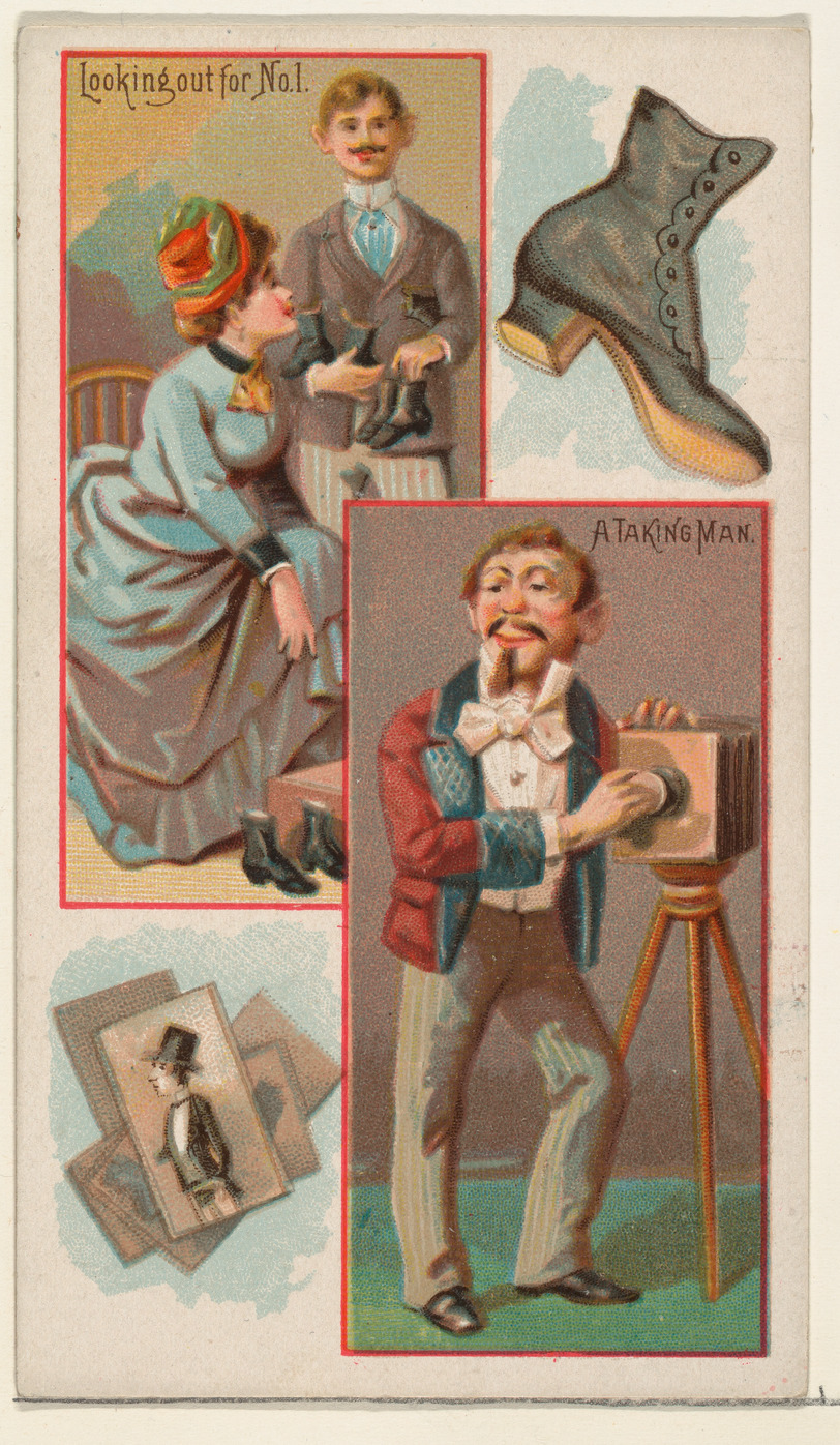 Victorian Trade Card with Two Scenes