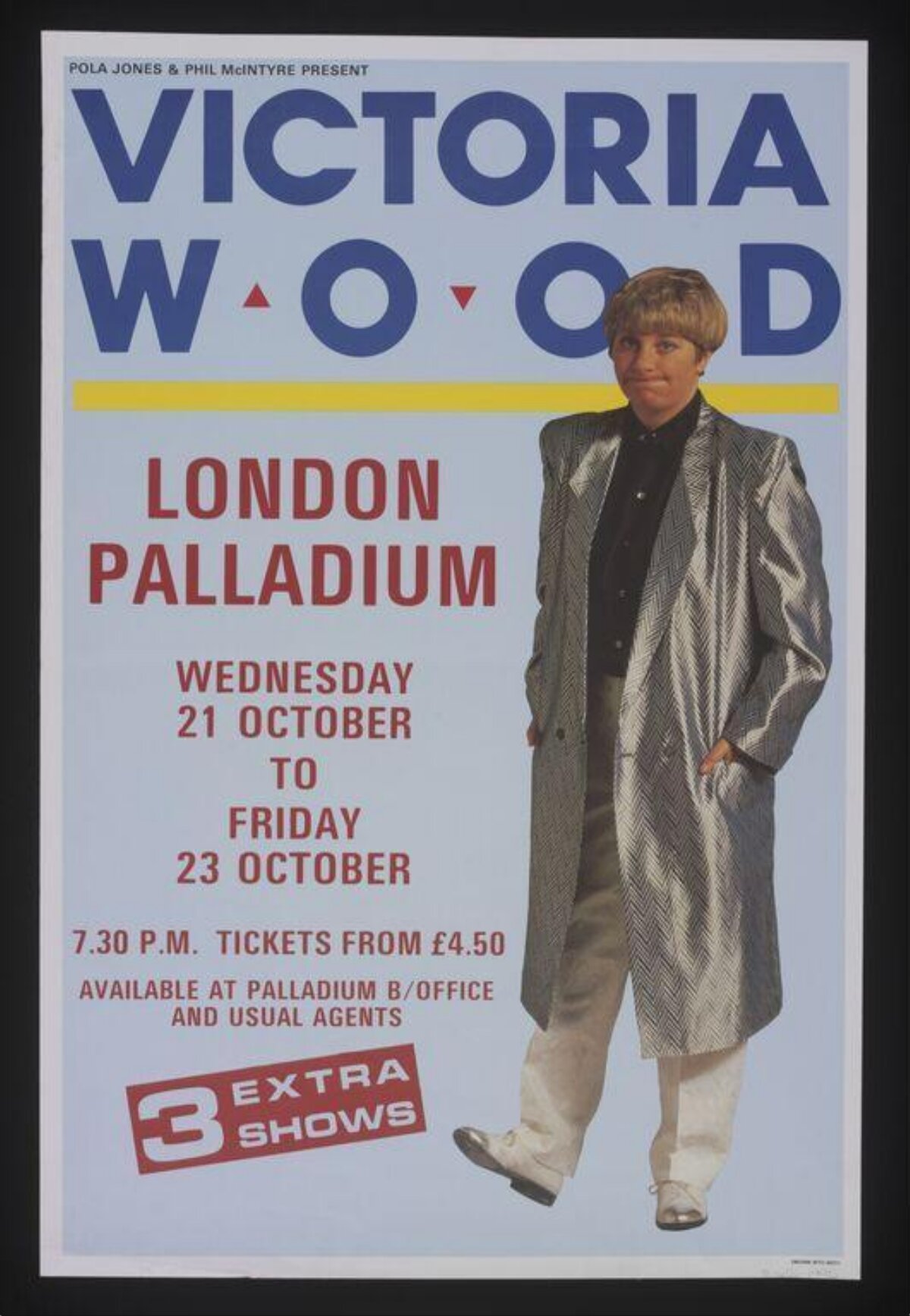 Victoria Wood London Palladium Show Poster