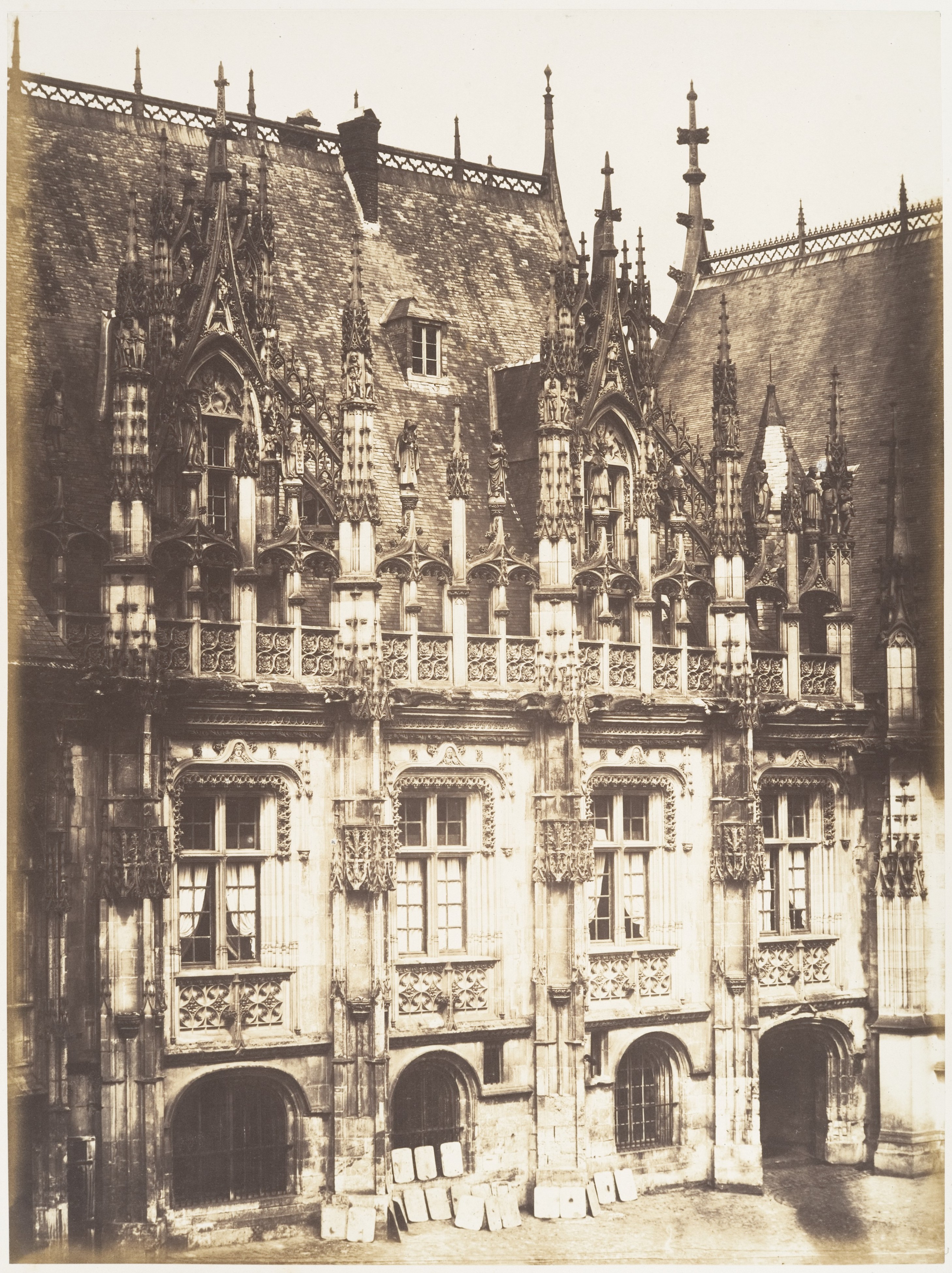 Gothic Style Building Facade