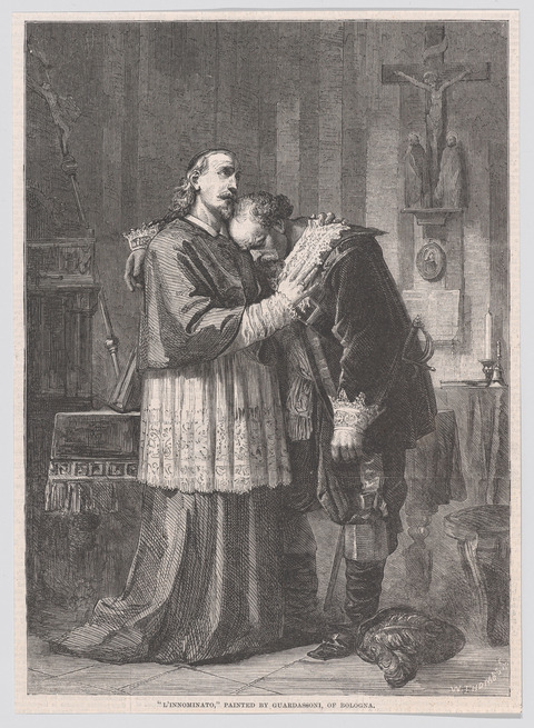 L'Innominato Religious Scene Engraving