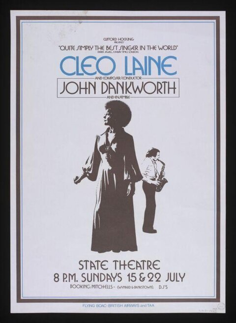 Cleo Laine Concert Poster