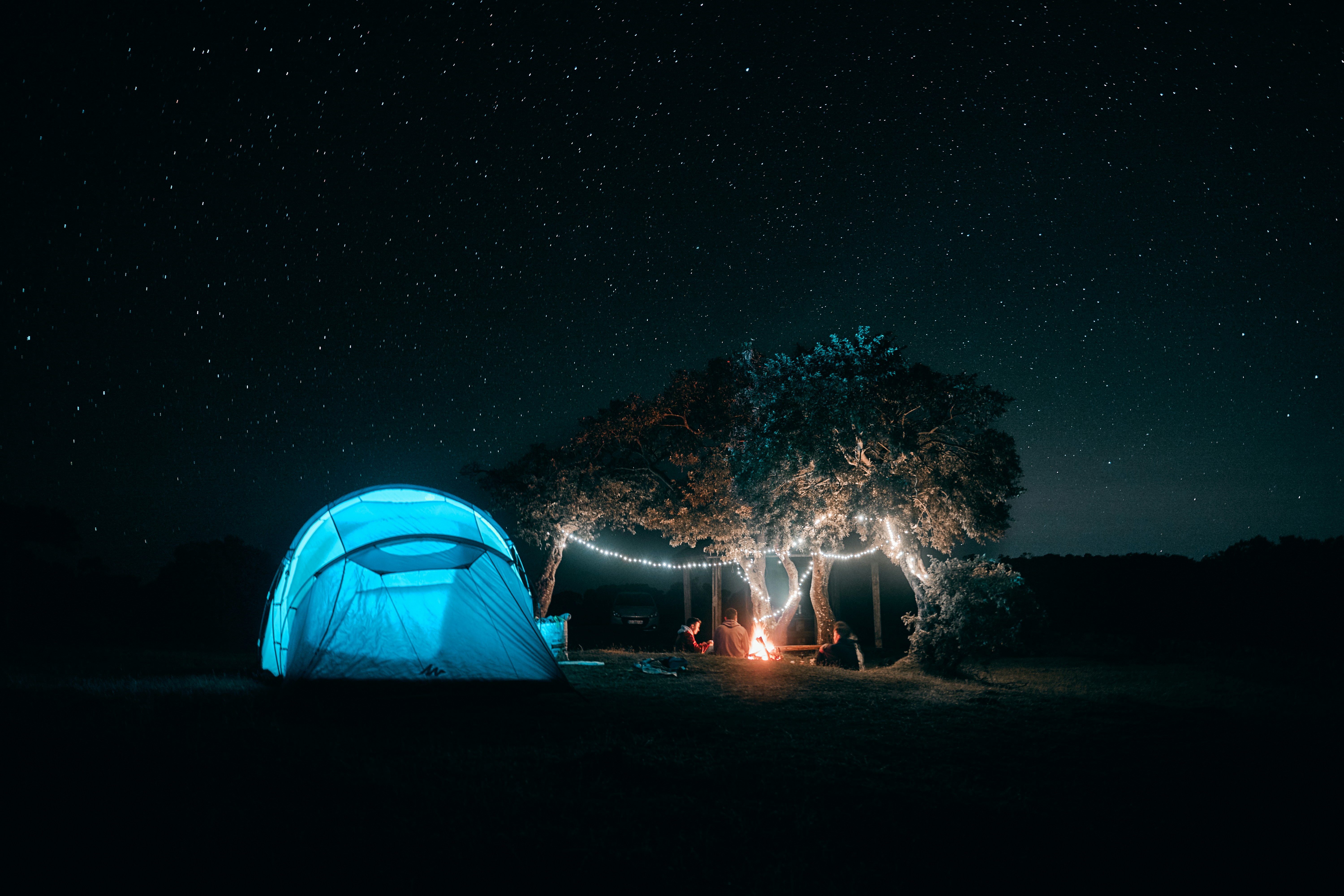 Starry Night Outdoor Camping