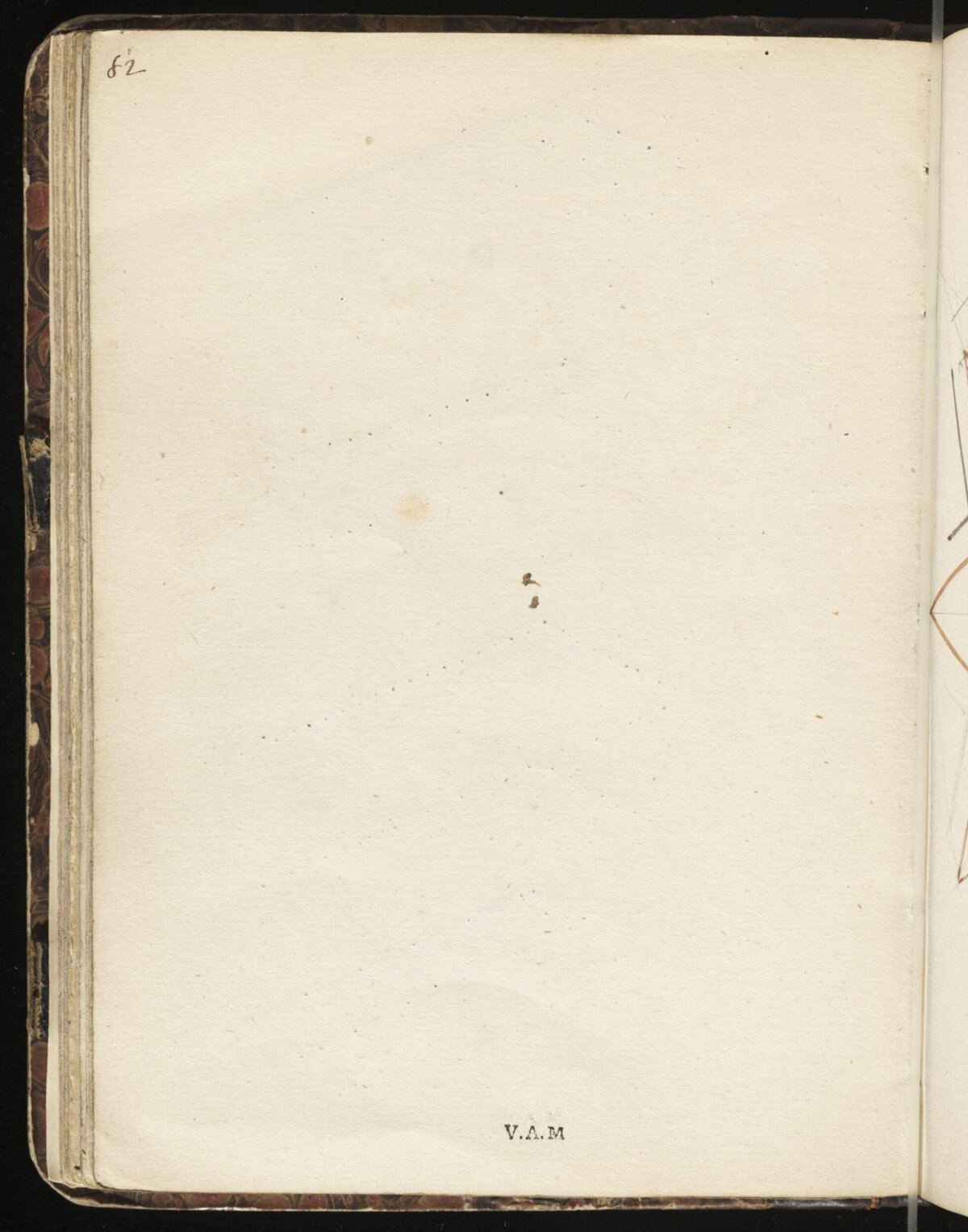 Blank Page of an Old Sketchbook