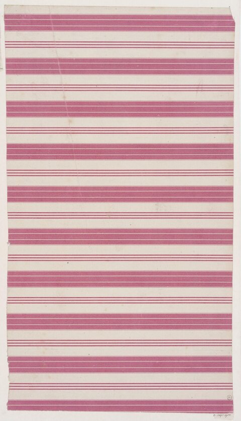 Vintage Pink Striped Paper