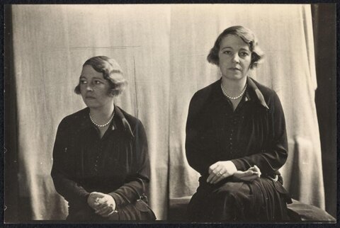 Vintage Double Portrait of a Woman