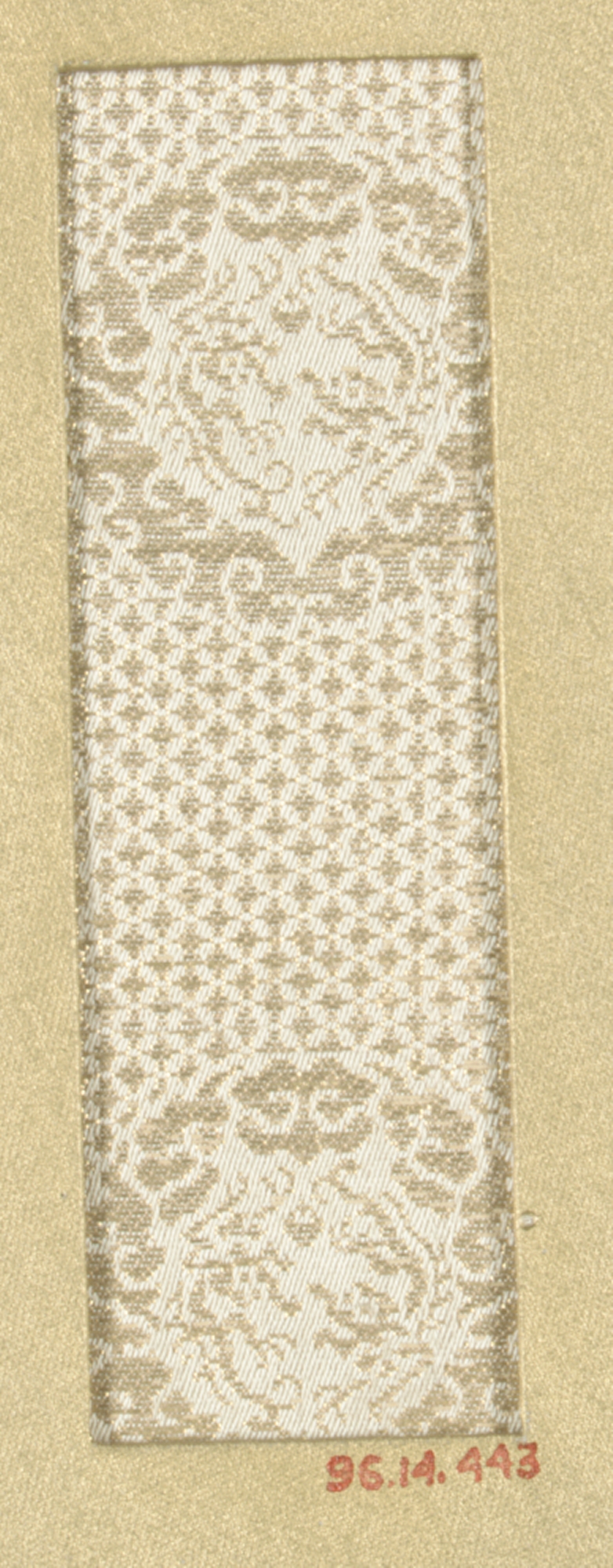 Antique Woven Silk Textile Sample