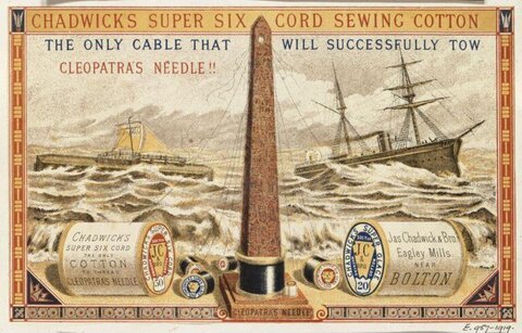 Vintage Chadwick's Sewing Cotton Advertisement
