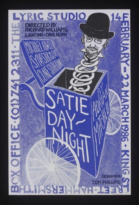 Satie Day-Night 1986 Theater Poster