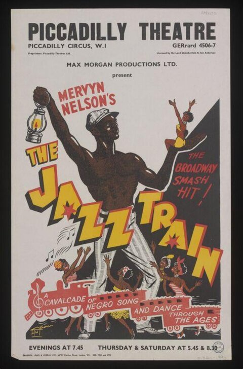 The Jazz Train Vintage Theater Poster