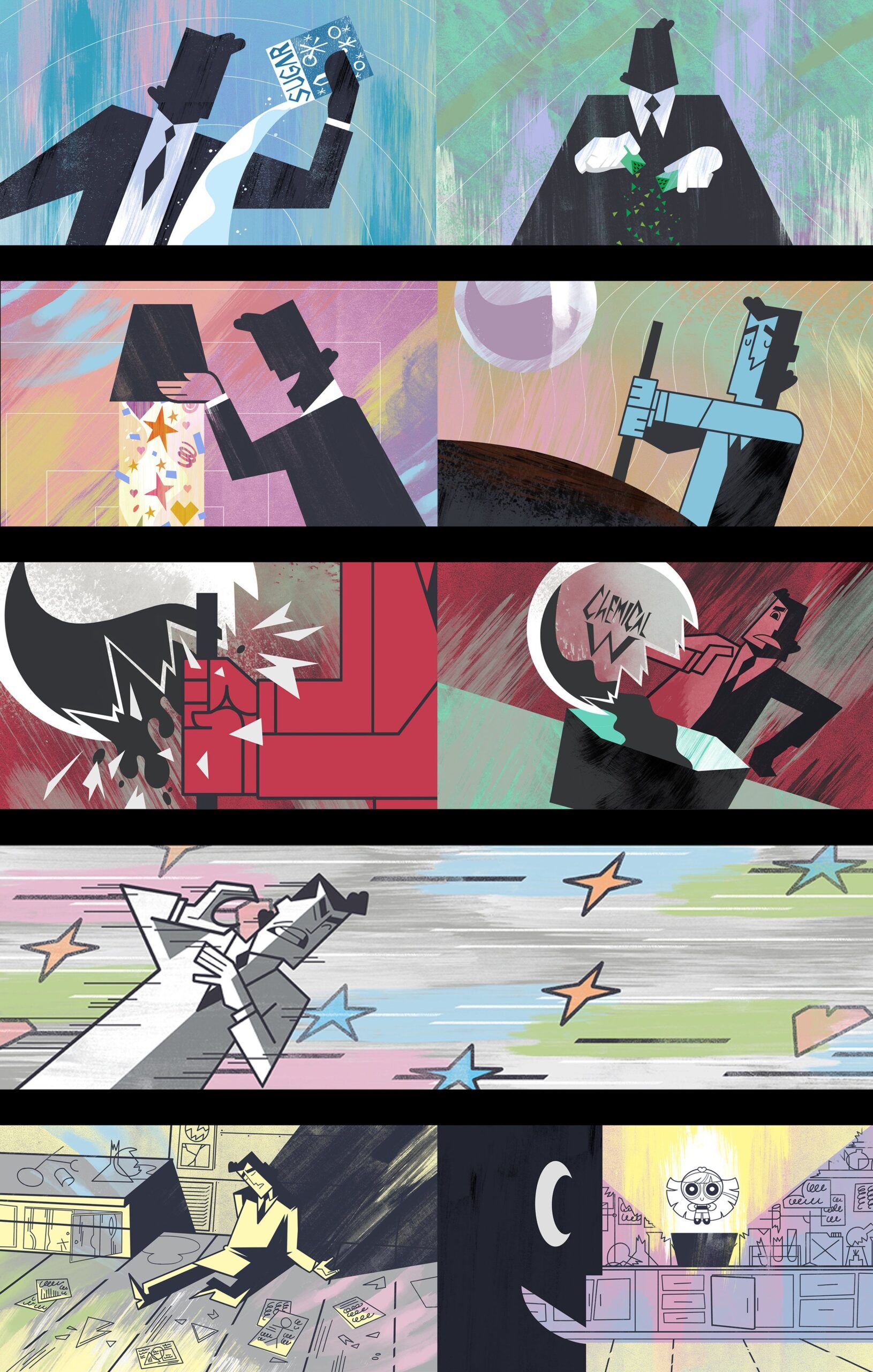 Powerpuff Girls Origin Comic Page