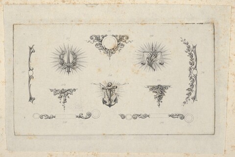 Vintage Engraved Decorative Ornaments