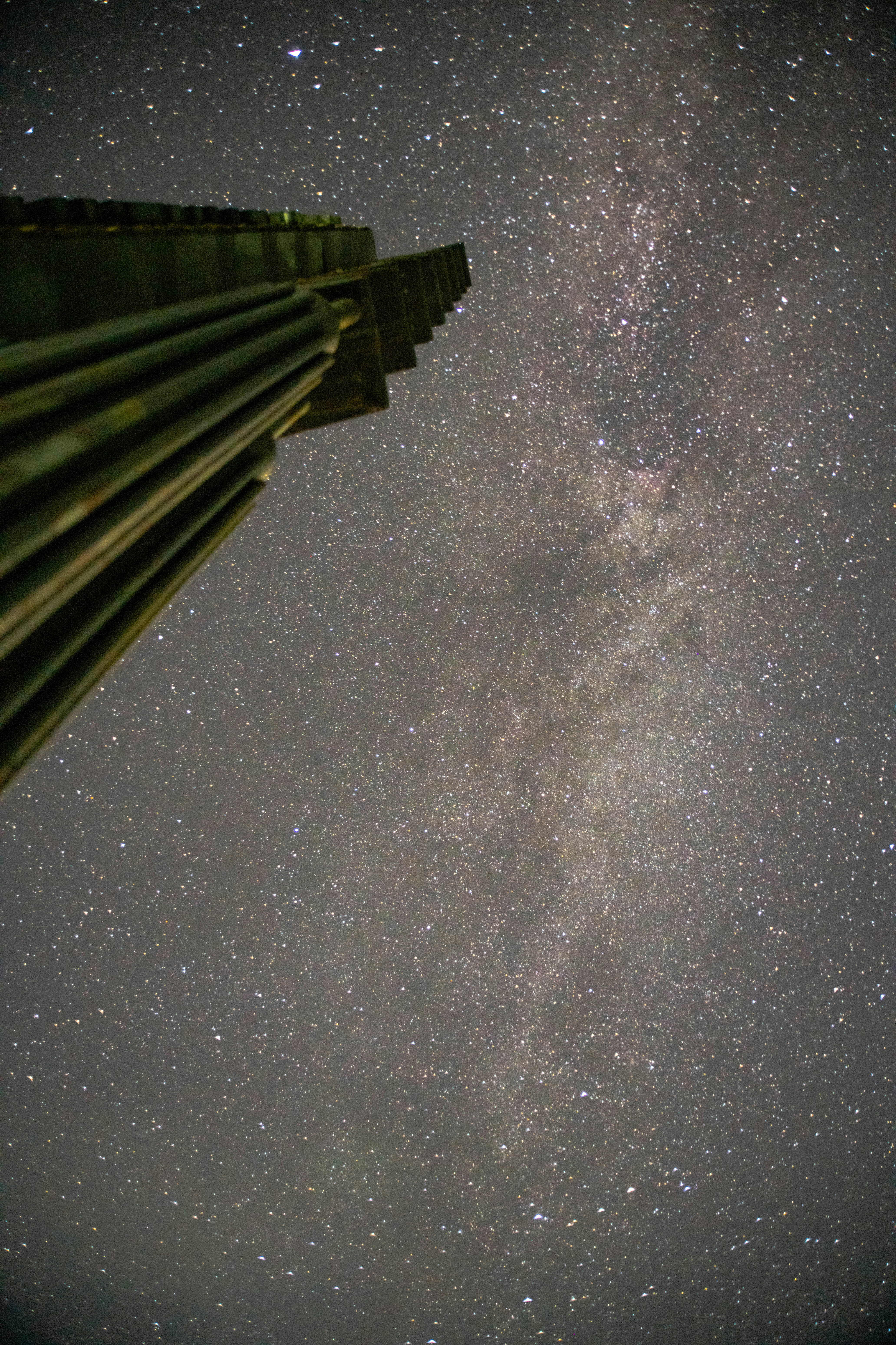 Milky Way Over Corner Building