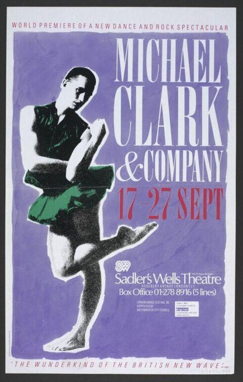 Michael Clark Dance Performance Poster