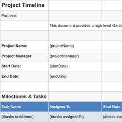 Project Timeline