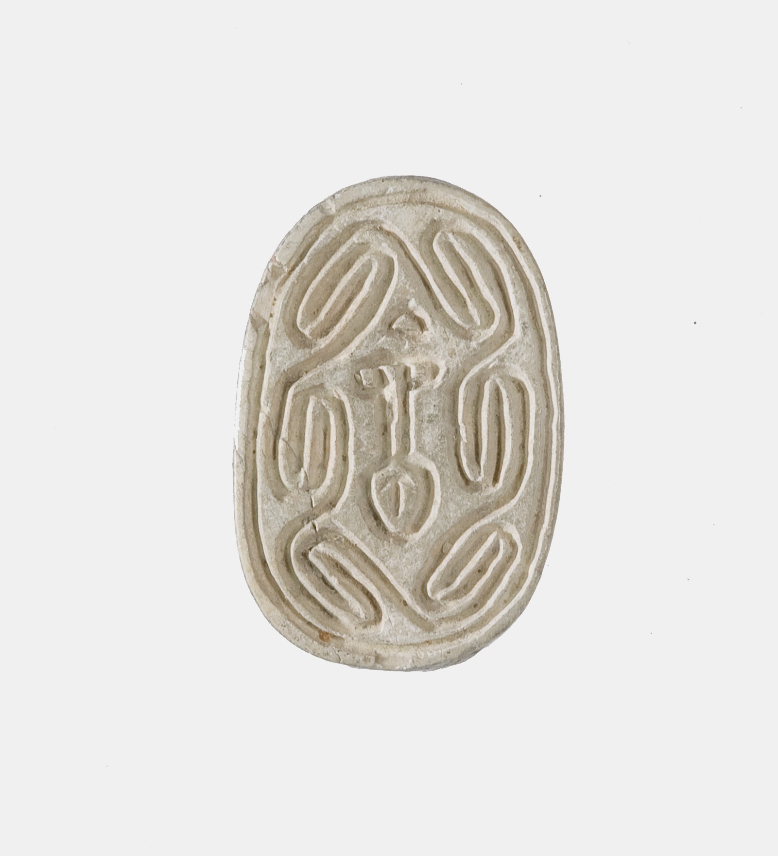 Oval Carved Ancient Chinese Seal