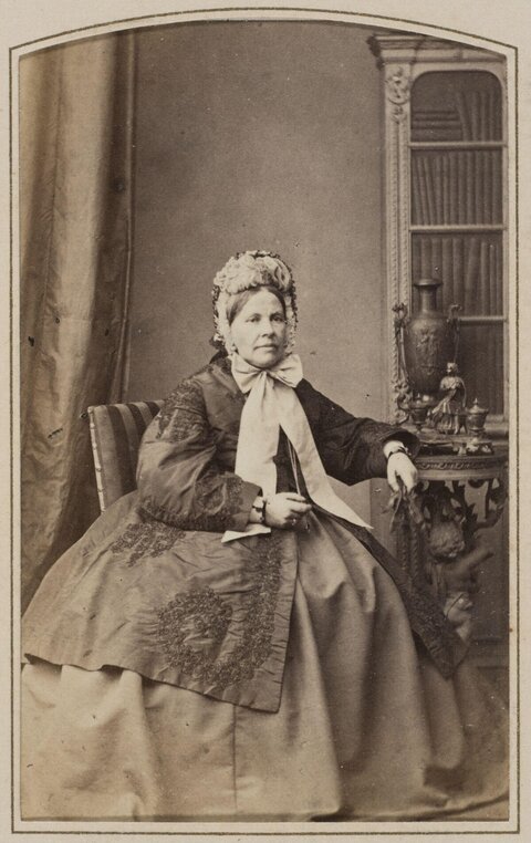 19th Century Seated Woman Portrait