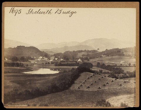 Vintage Skelwith Bridge Landscape
