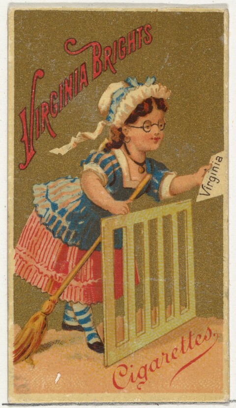 Virginia Brights Cigarettes Vintage Ad