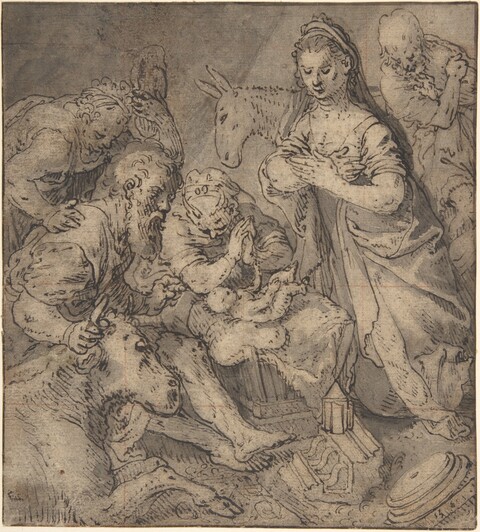 Nativity Scene Sketch