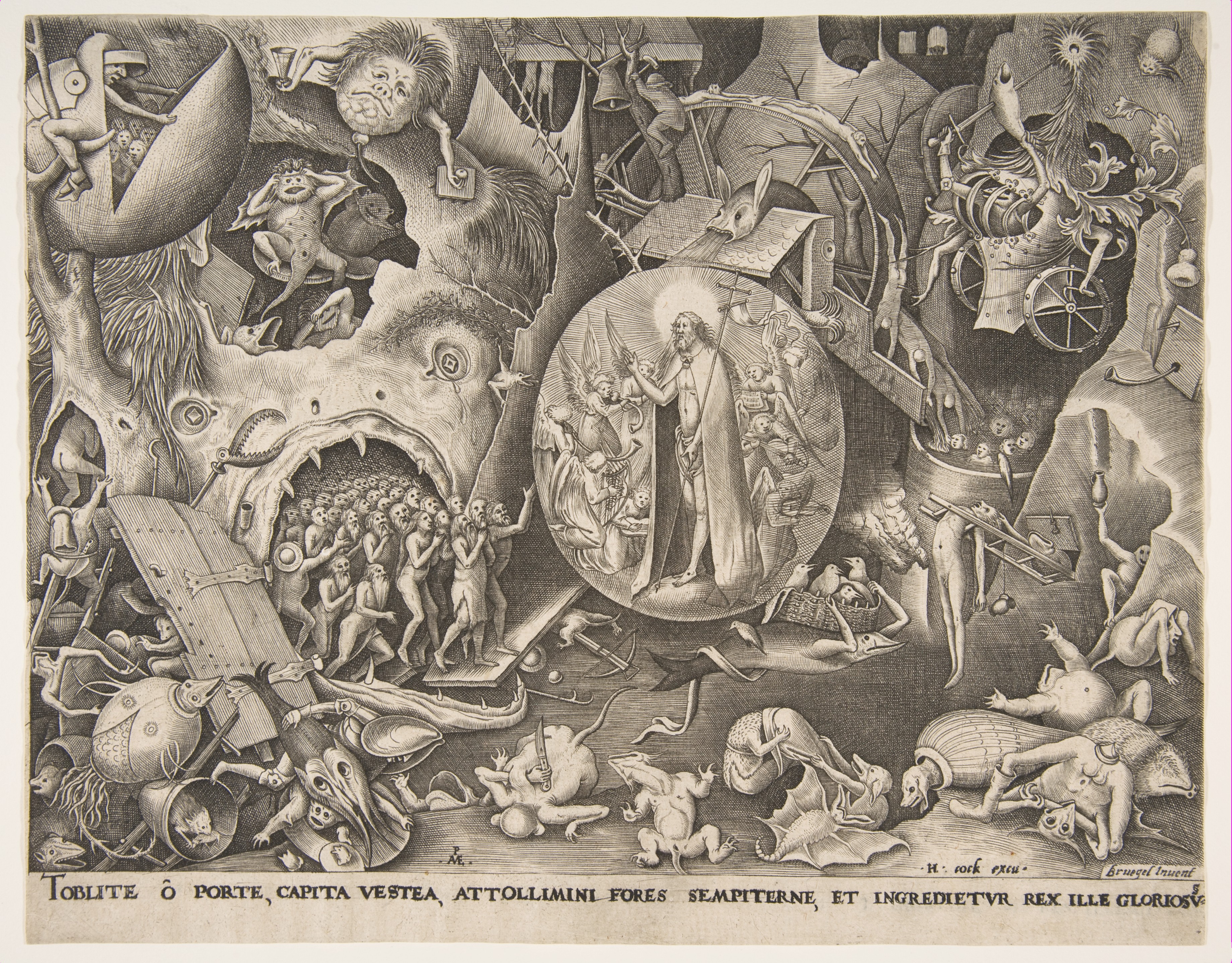 The Harrowing of Hell Engraving