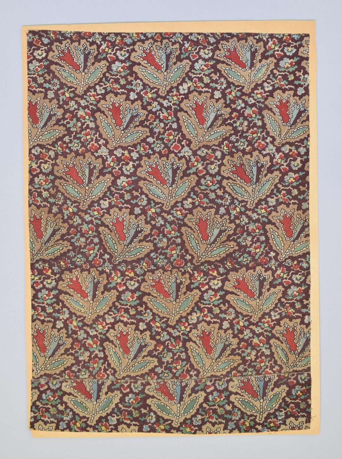 Vintage Floral Patterned Textile