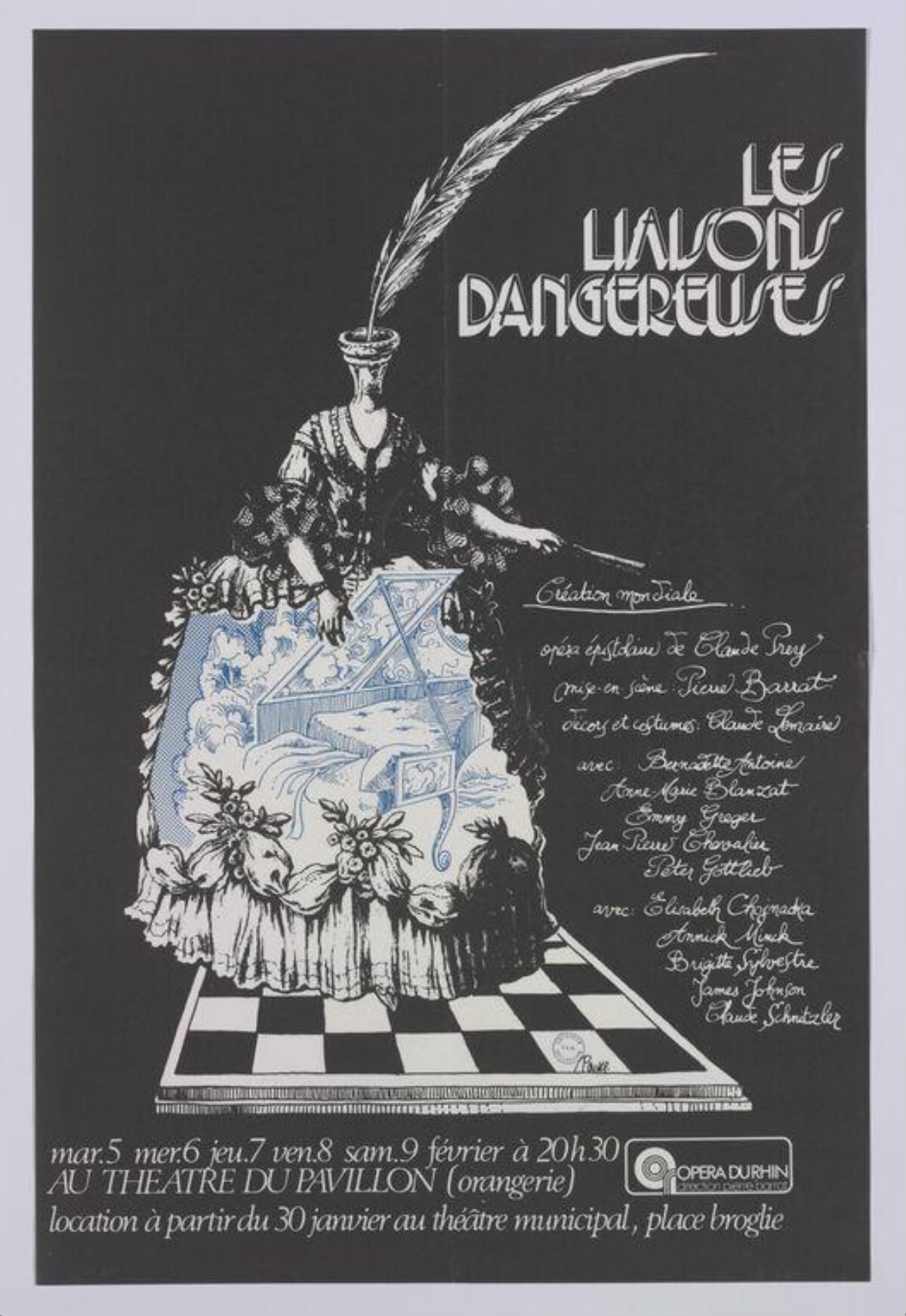 Les Liaisons Dangereuses Opera Poster