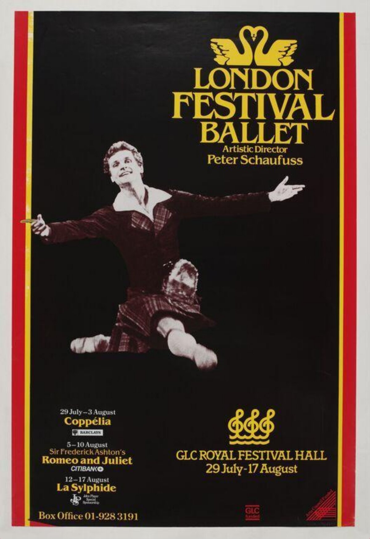 London Festival Ballet Performance Poster