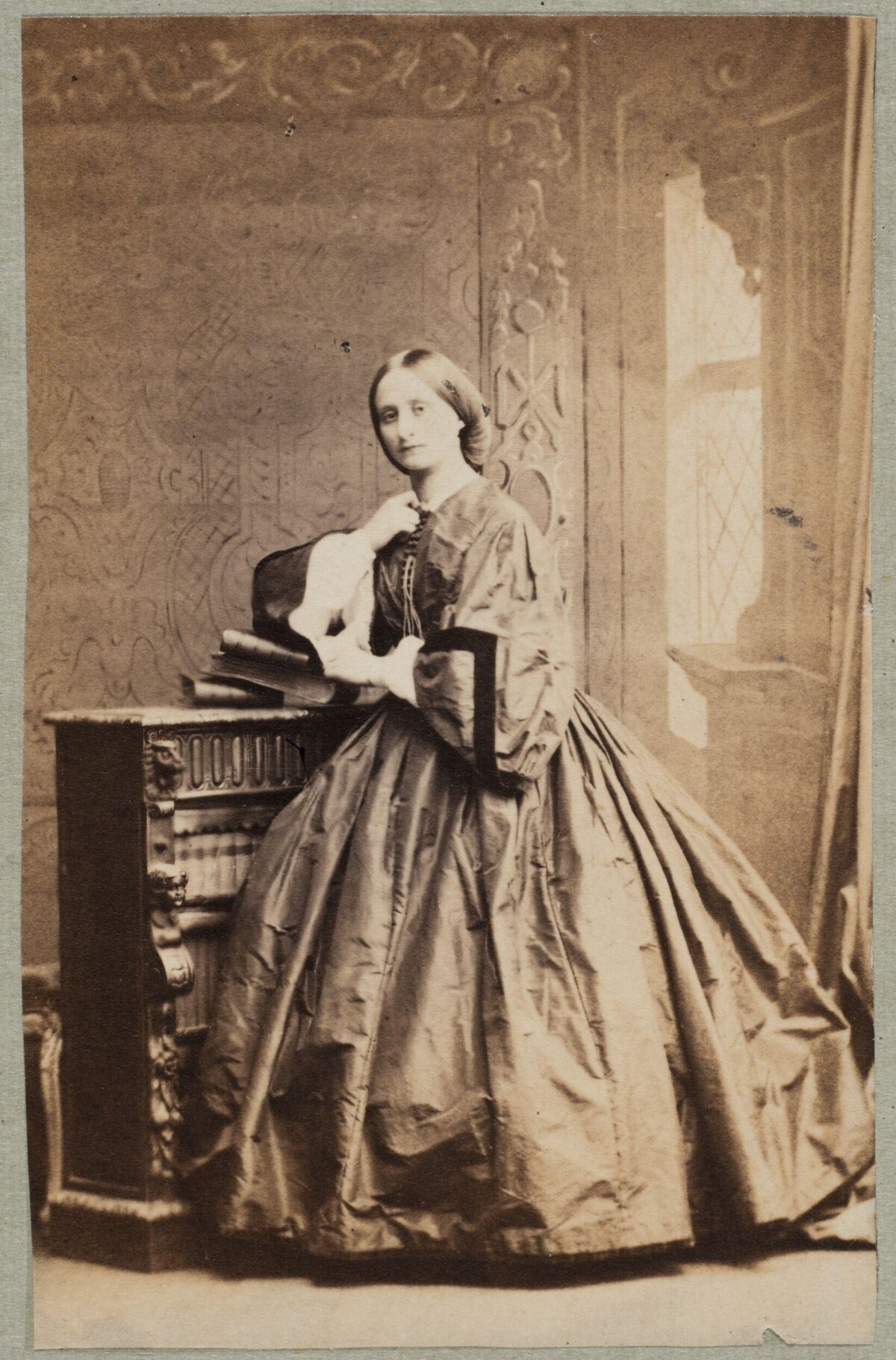 Victorian Woman Studio Portrait