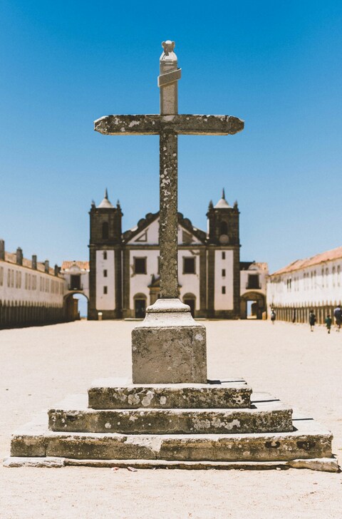 Stone Cross at Historic Church Square